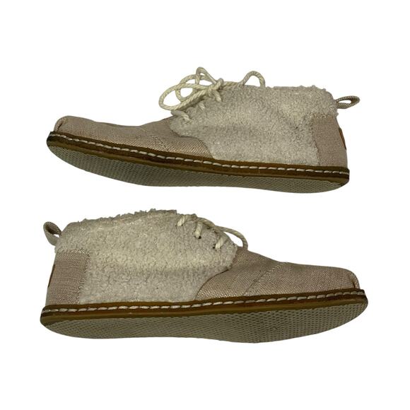 TOMS Women's Bota Blended Boots in Natural Plush Shearling 9.5 - Picture 11 of 12